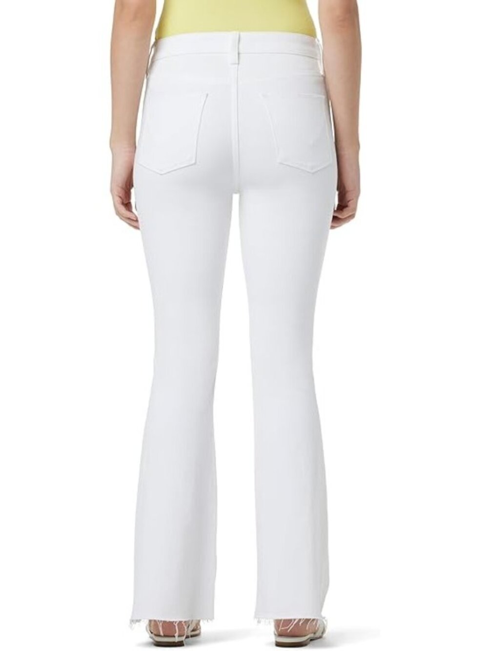 Hudson Women's Holly High-Rise Flare Barefoot White Size 25 New With Tag - Picture 4 of 8